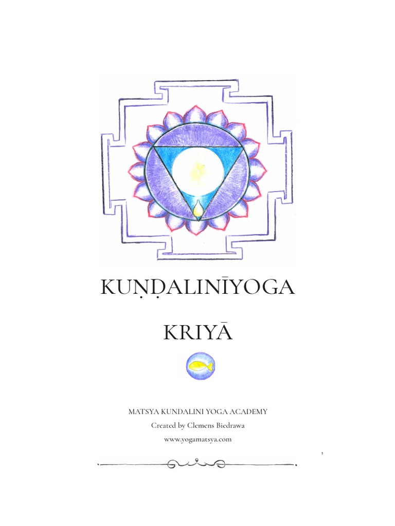 Introduction Kriya Download Free PDF Yoga Kundalini