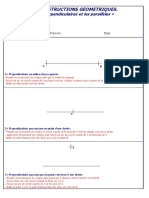 Les Perpendiculaires Et Parallles