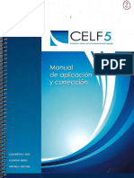 Celf-5 Manual de Aplicación y Corrección