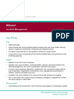 Ethanol Incident Management