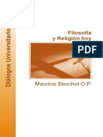Beuchot Mauricio - Filosofia Y Religion Hoy