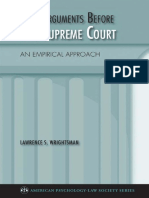 (American Psychology Law Society) Lawrence Wrightsman-Oral Arguments Before The Supreme Court - An Empirical Approach - Oxford University Press, USA (2008)