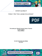 Valores éticos y violación DDHH