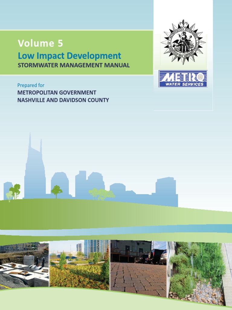Nashville Low Impact Development Manual | PDF | Stormwater | Surface Runoff