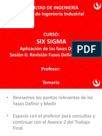 Sesión 6 - Six - Sigma - Repaso - DyM