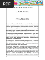 ¡A Puro Cuento !inicial - Primer Ciclo