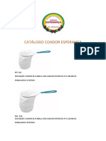 Catalogo Coador Esperança - Projeto