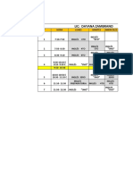 Horario Dayi y Jessenia