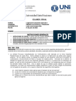 Examen Final Legislación Aduanera Aplicada 1 MFT