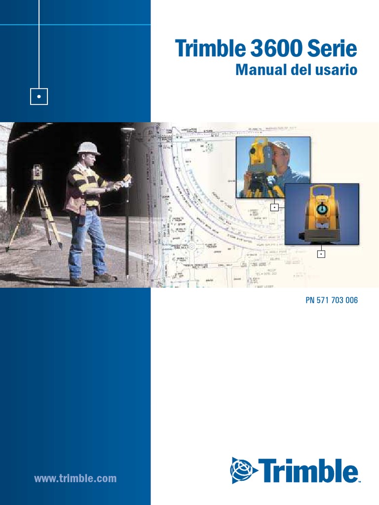 Trimble 3600 Serie Manual Del Usario | PDF | Medición | Láser
