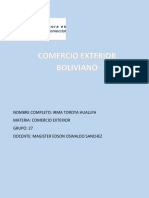 1 Analisis de Los Datos Estadisticos de Comercio Exterior Boliviano