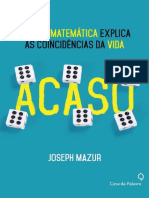 Joseph Mazur - Acaso - Como A Matematica Explica As Coincidencias Da Vida