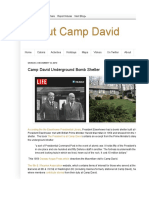 About Camp David Camp David Underground Bomb Shelter