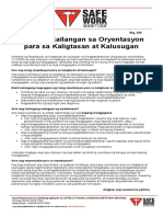 BL255 SafetyHealthOrientationRequirements 14SWMB Tagalog