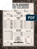 Discoll Ghost Hunter Sheet