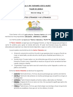 Textos literarios y no literarios: características y ejemplos