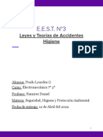 Leyes y teorías de seguridad e higiene laboral