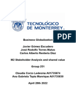 M2 Stakeholder Analysis and Shared Value