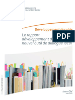 Le rapport développement durable, nouvel outil de dialogue local