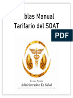 Tablas Manual Tarifario SOAT - Abrir Primero