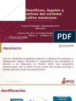 Presentación Bases Filosóficas, Legales y Organizativas Del Sistema Educativo Mexicano