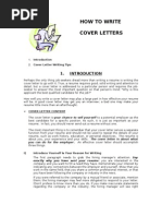 How To Write Cover Letters