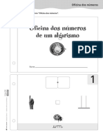 Oficina dos números construir livro algarismos