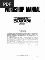 Daihatsu Feroza Engine Workshop Manual