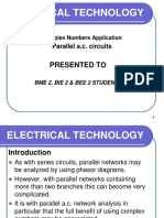 Parallel A.C. Ccts (Complex Numbers App)