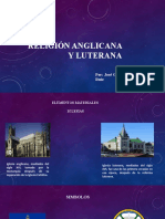 Religión Anglicana y Luterana