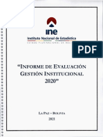 Informe de Evaluacion Gestion Institucional 2020