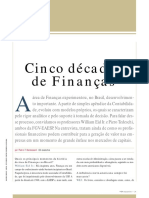 Cinco décadas de finanças