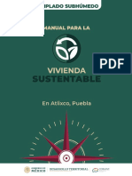 Manual para La Vivienda Sustentable Atlixco - Puebla