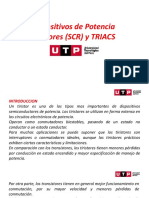 Características y aplicaciones de los tiristores SCR y TRIAC