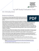 Critical Thinking Evaluation Form 1