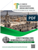 XV Congreso Iberoamericano Derech Const Set 2022