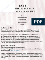 Makhluk Terbaik Ciptaan Allah SWT: Oleh: 1.muhammad Luthfi 2.yeni Nurwita 3.anisa Handayani 4.nazwa Febriana X.A-Akl