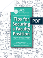 Tips For Securing A Faculty Position