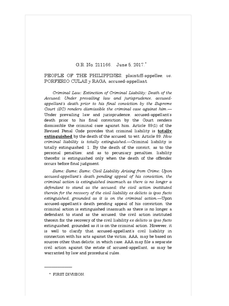 6 People vs. Culas | PDF | Statute Of Limitations | Lawsuit