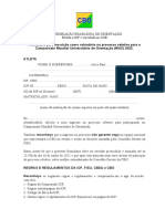 Formulário para Candidatura WUC 2022 - 9jun