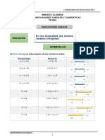 Inecuaciones y Álgebra