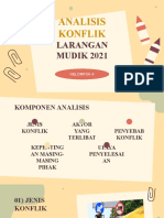 ANALISIS KONFLIK LARANGAN MUDIK 2021