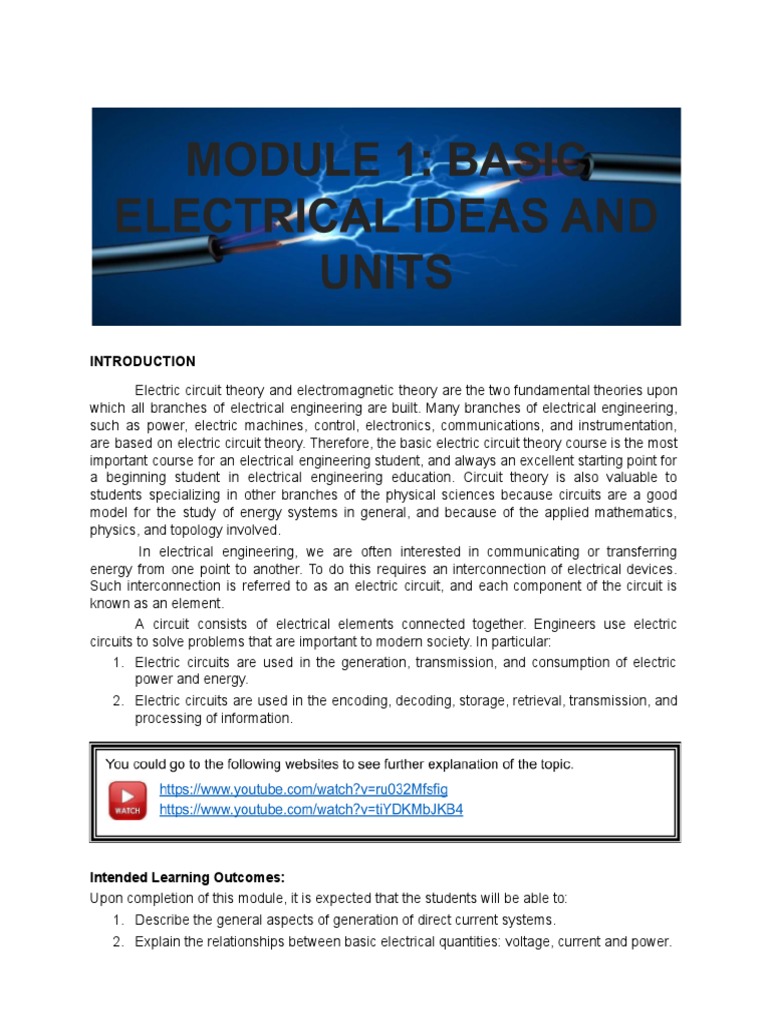 Ee421 Module 1 | PDF | Atoms | International System Of Units