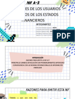 ACTIVIDAD NIF A-3.-Necesidades de Los Usuarios y Objetivos de Los Estados Financieros.