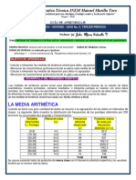 Estadística-Grado 9o-Medidas de Tendencia Central