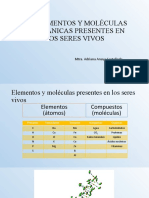 Bioelementos - Moléculas Inorgánicas