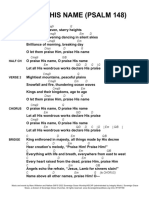 Praise-His-Name UG CHART G