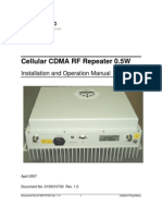 Cellular 0.5W RF Repeater User Manual 1 - 0