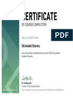 Certificate: of Course Completion