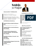 Curriculum Musical Juan Andrés Fundamusical